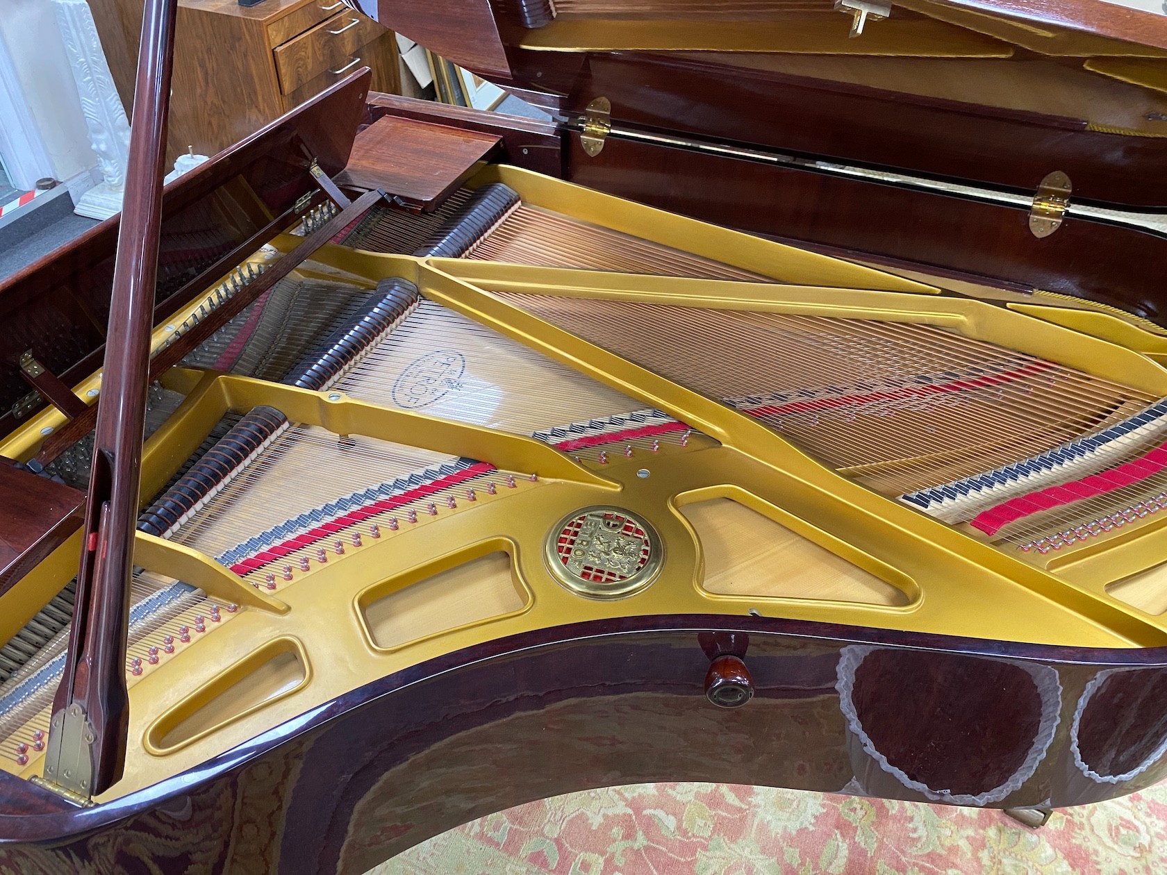 A Petrof 6ft 2in Model III grand piano, mahogany cased, serial number 513137 circa 1994.